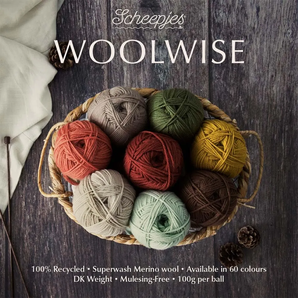 Scheepjes Woolwise 723 Sunset Blaze Strickgarn 100g Orange