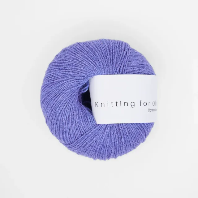 Knitting for Olive Cotton Merino Wollgarn Lavender Blue Baumwolle