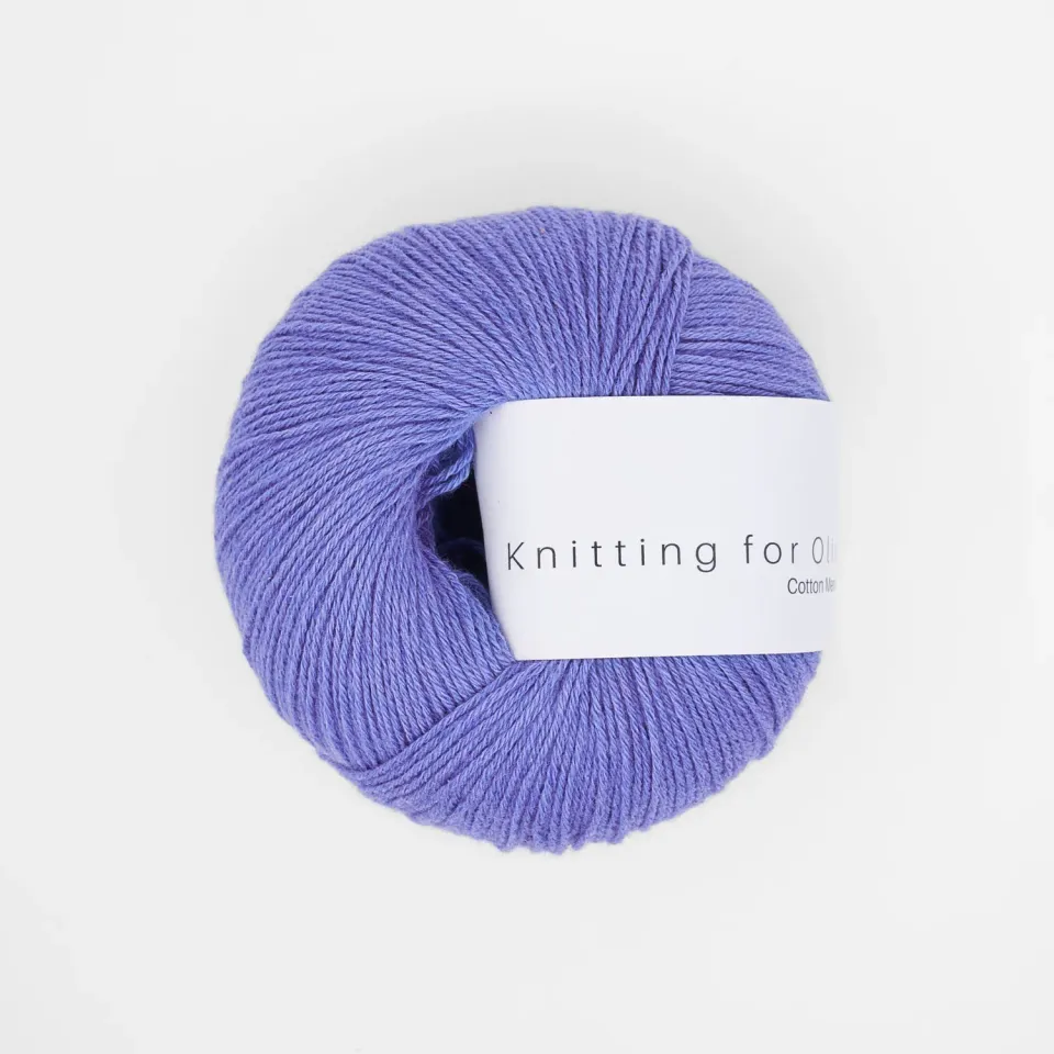 Knitting for Olive Cotton Merino Wollgarn Lavender Blue Baumwolle
