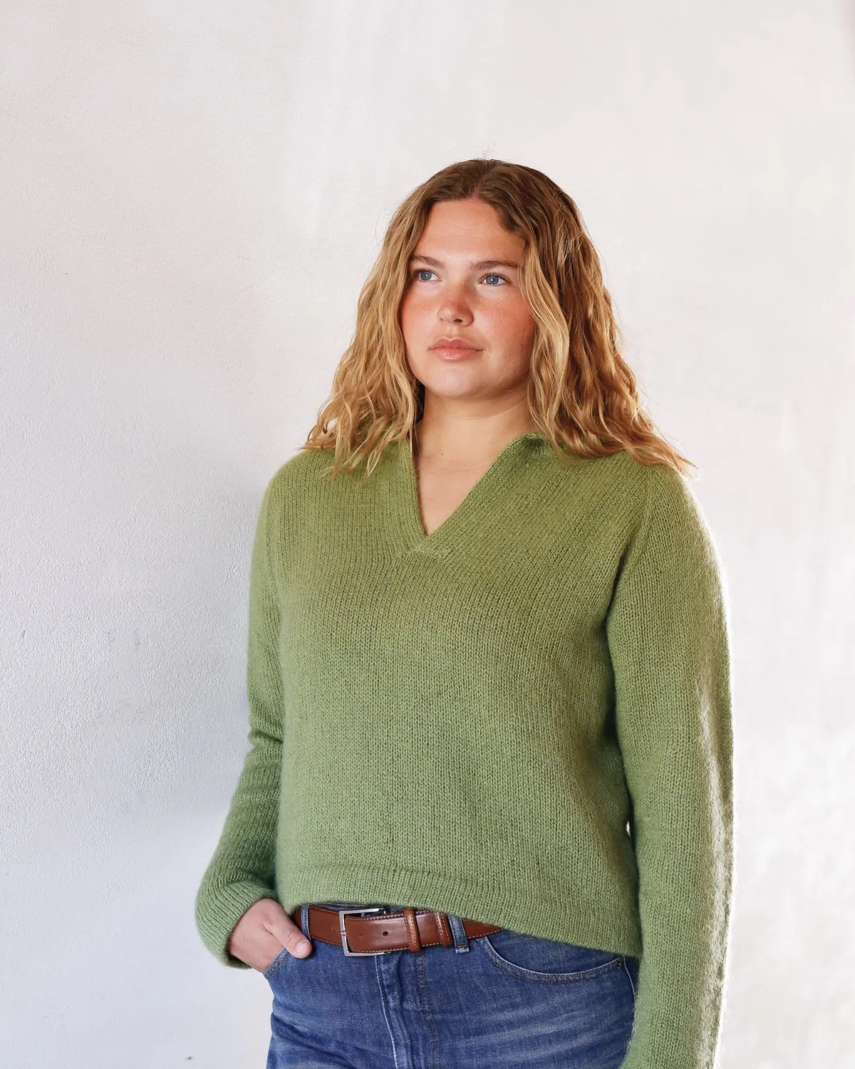 Knitting for Olive Wilson Sweater Anleitung Polokragen XS-5XL