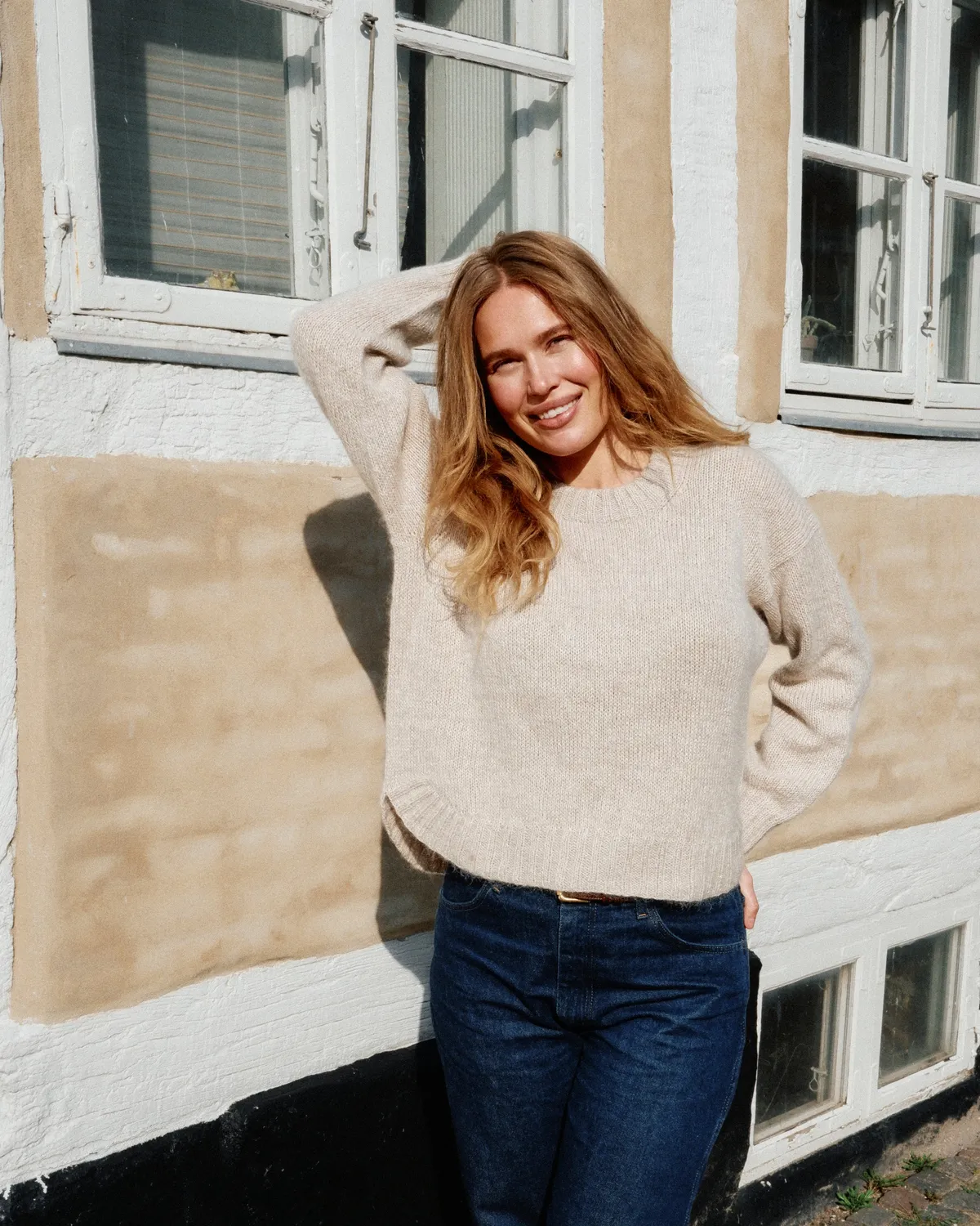 Knitting for Olive Astrid Sweater Anleitung Pullover Deutsch