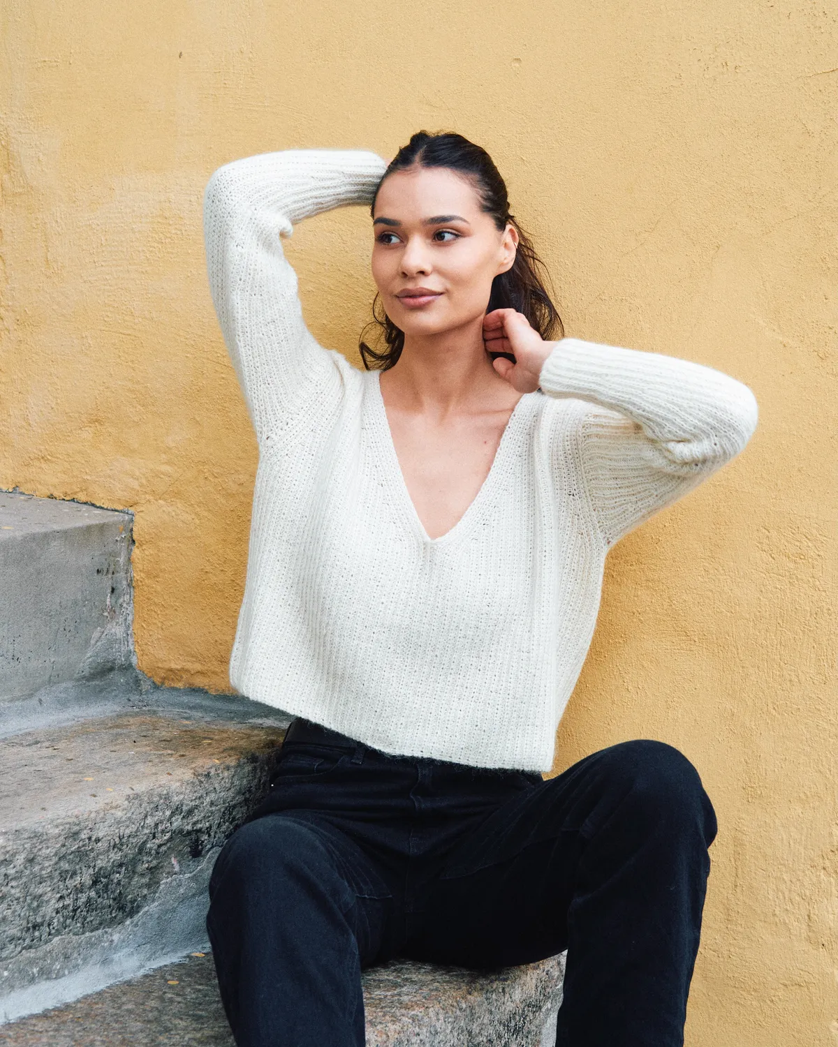 Knitting for Olive Deep Valley Sweater Strickanleitung XS-5XL