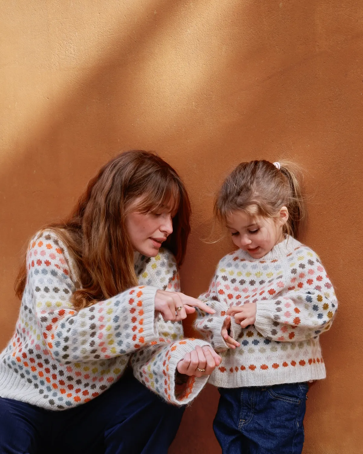 Knitting for Olive Dot Sweater Strickanleitung XS-4XL Colorwork