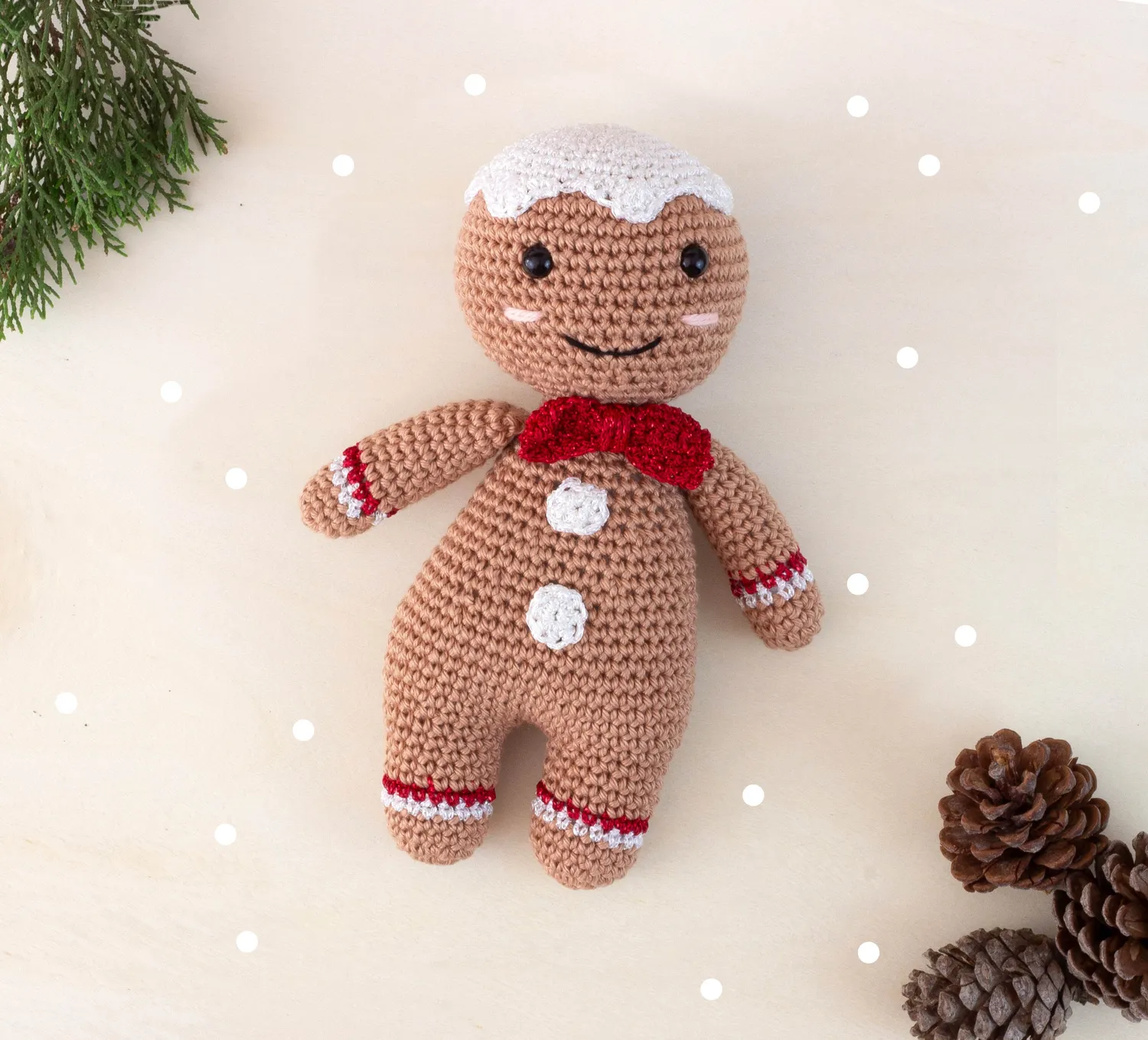 Anchor Crochet Metallic Weihnachten Häkelbuch 18 Anleitungen