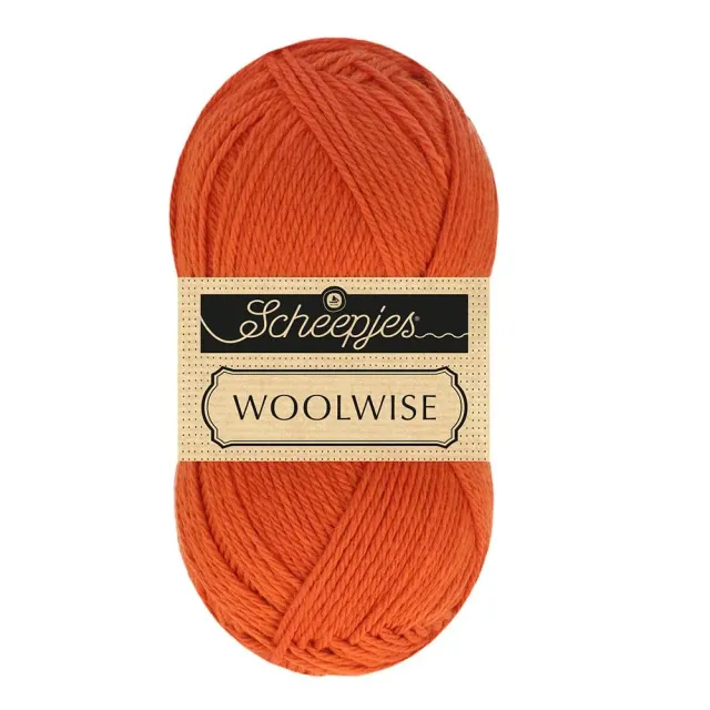 Scheepjes Woolwise 723 Sunset Blaze Strickgarn 100g Orange