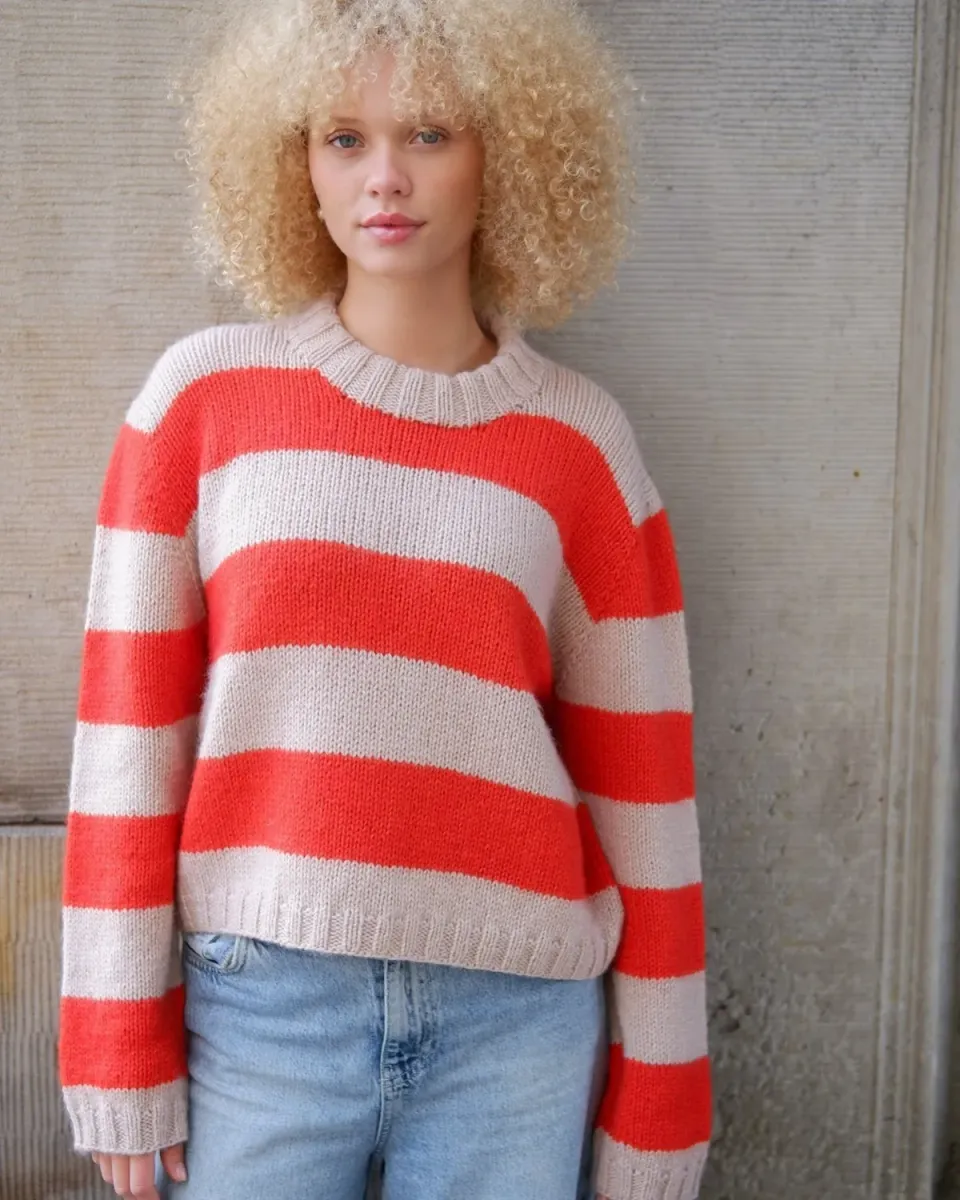 Knitting for Olive Sally Sweater Strickanleitung Deutsch