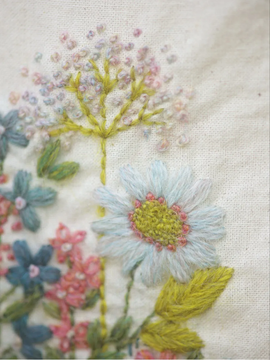 John Arbon Appledore Stickkit Sampler 12 Farben Sticken