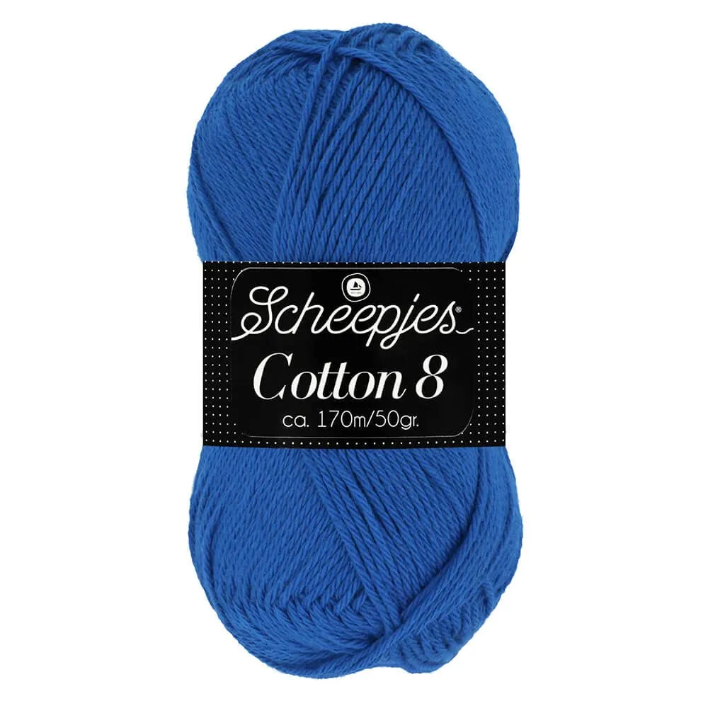 Scheepjes Cotton 8 719 Häkelgarn 50g weiß Baumwolle