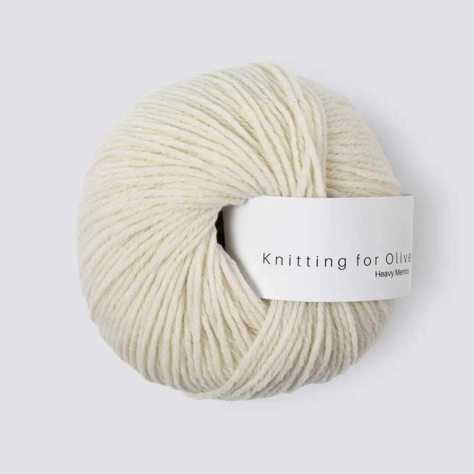 Knitting for Olive Heavy Merino Wolle Undyed Naturweiß