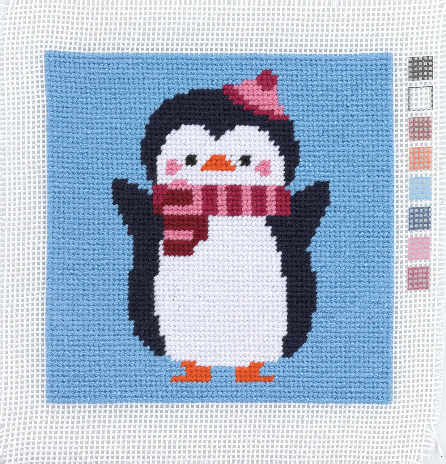 Anchor 1st Kit Tapestry Pinguin Stickset 15cm