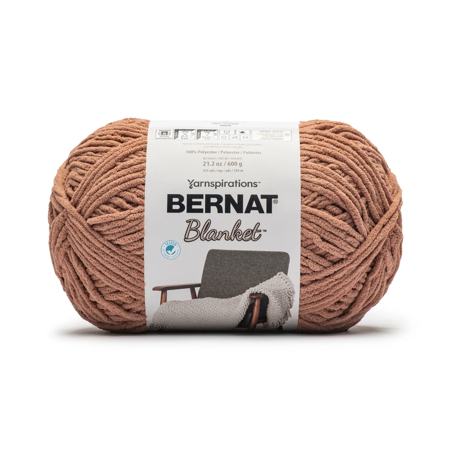 Bernat Blanket Wolle 600g XXL-Knäuel waschbar