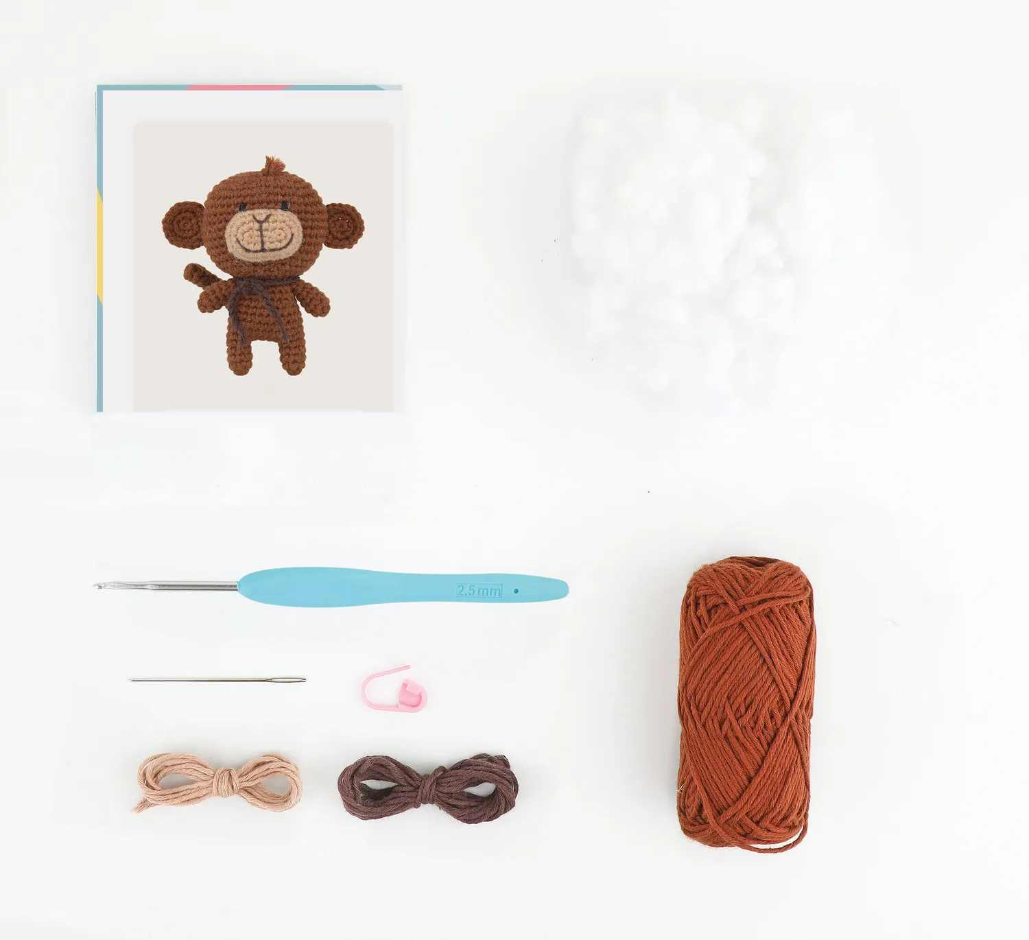 Anchor Mimi the Monkey Häkelset Affe Amigurumi Anfänger