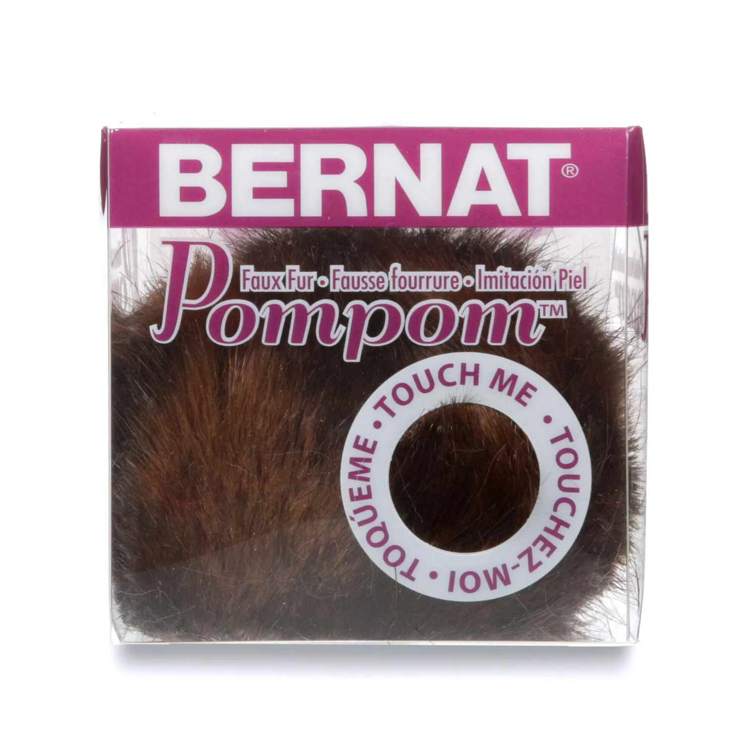 Bernat Faux Fur Pompom Weiß White Rabbit Fellbommel