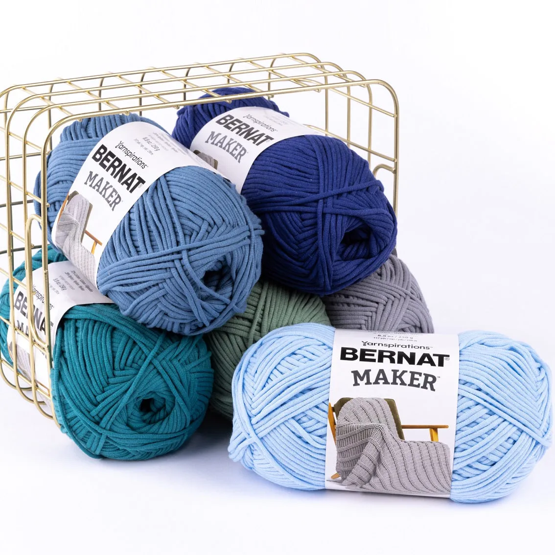 Bernat Maker Box Garnset Make it Toasty weiches Baumwollgarn