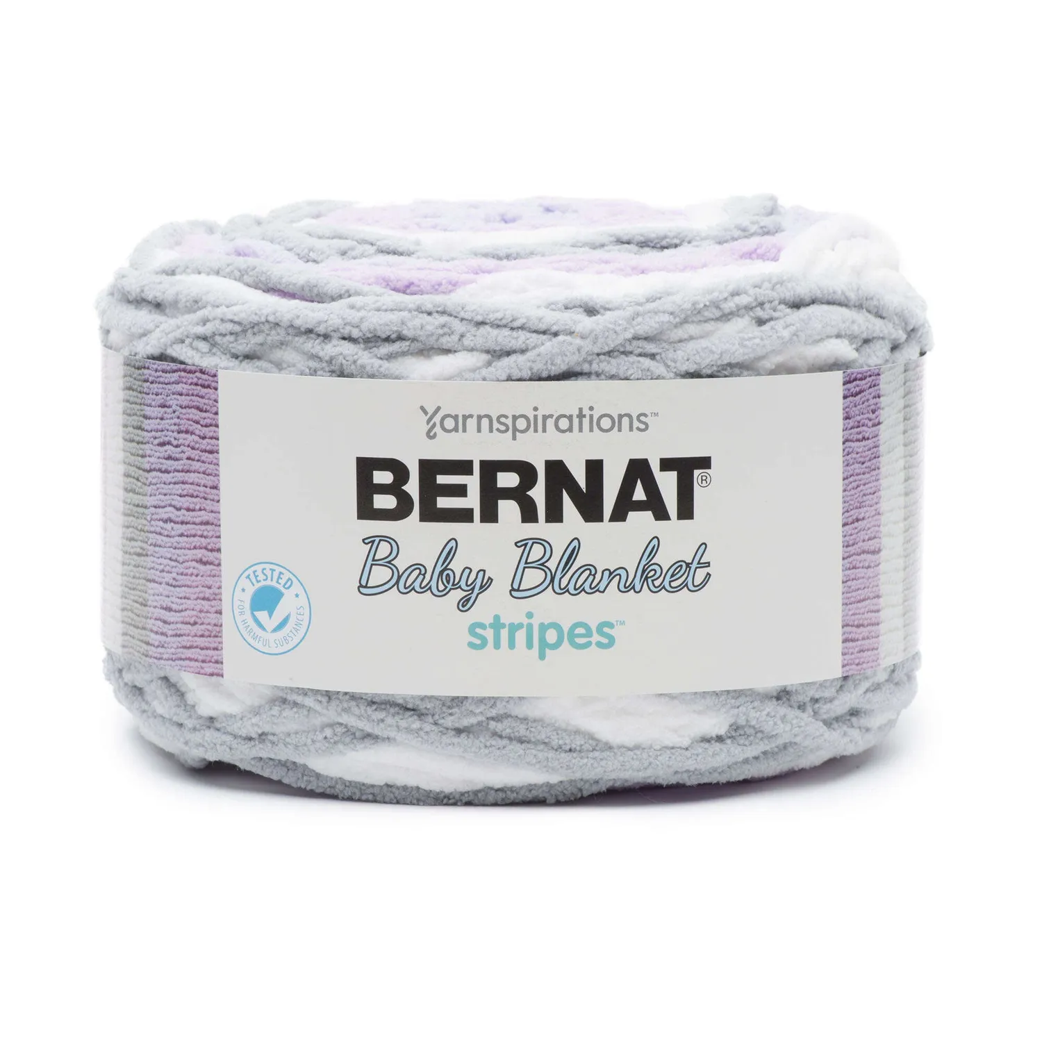 Bernat Baby Blanket Stripes Wolle Seaglass dick