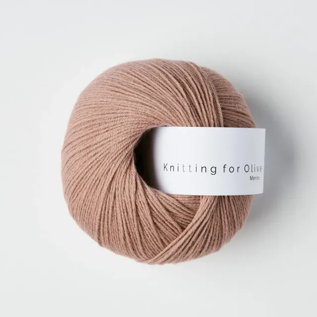 Knitting for Olive Merino Rose Clay Wolle 50g mulesingfrei