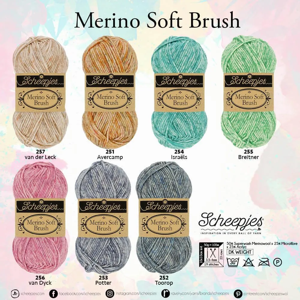 Scheepjes Merino Soft Brush Wolle Toorop 252 1x50g
