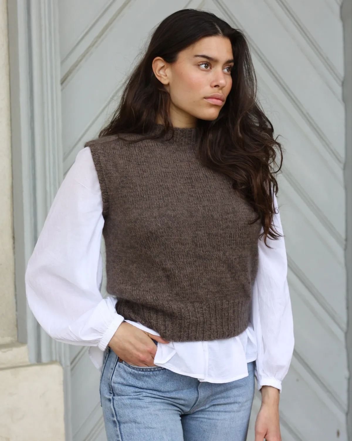 Knitting for Olive Olive's Vest Strickanleitung Slipover Deutsch