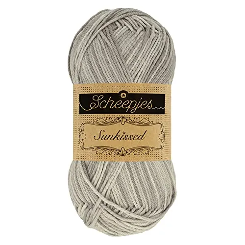 Scheepjes Sunkissed 017 Summer Rain Garn 50g Grau
