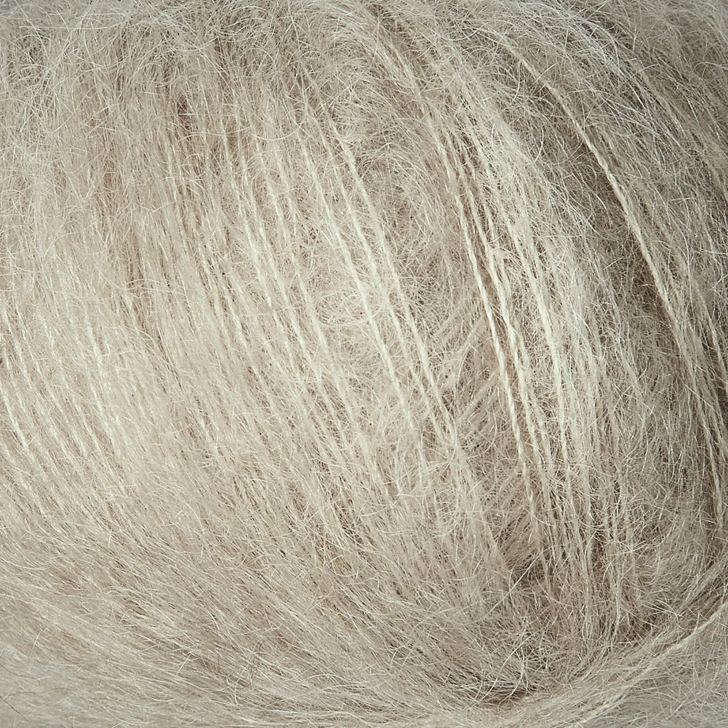 Knitting for Olive Soft Silk Mohair Oatmeal Wolle Beige 25g Flausch