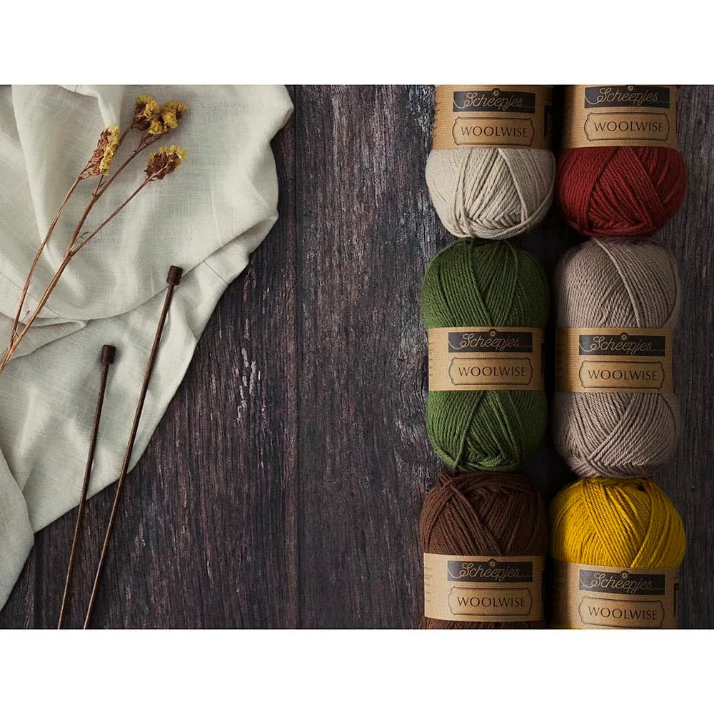 Scheepjes Woolwise 723 Sunset Blaze Strickgarn 100g Orange
