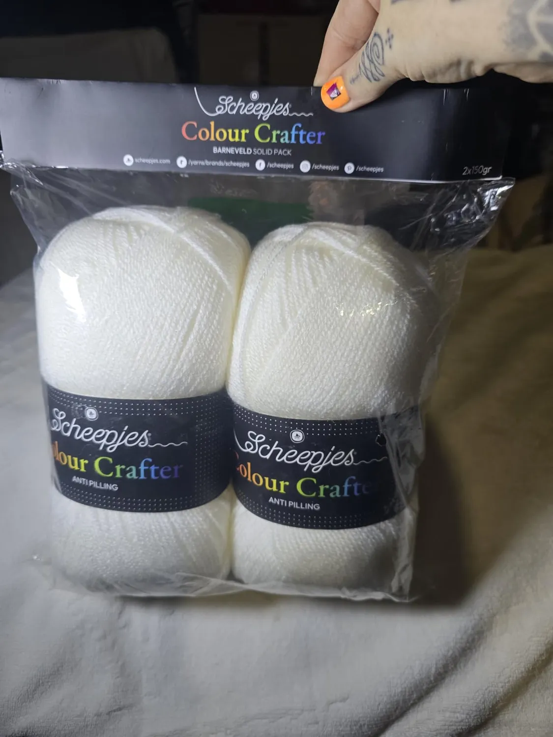 Scheepjes Colour Crafter Arnhem Acrylgarn 2x150g Pack