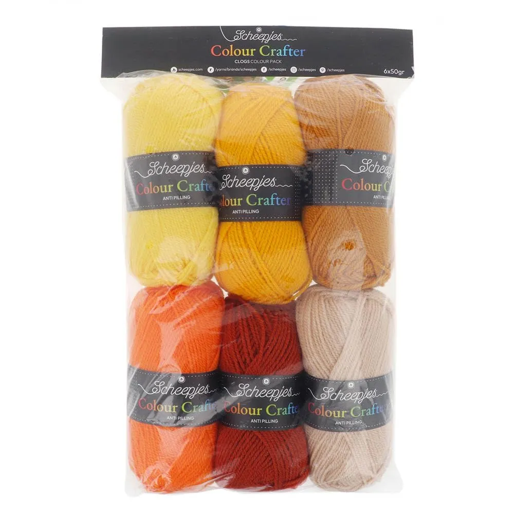 Scheepjes Colour Crafter Set 6x50g Die Veluwe Grün