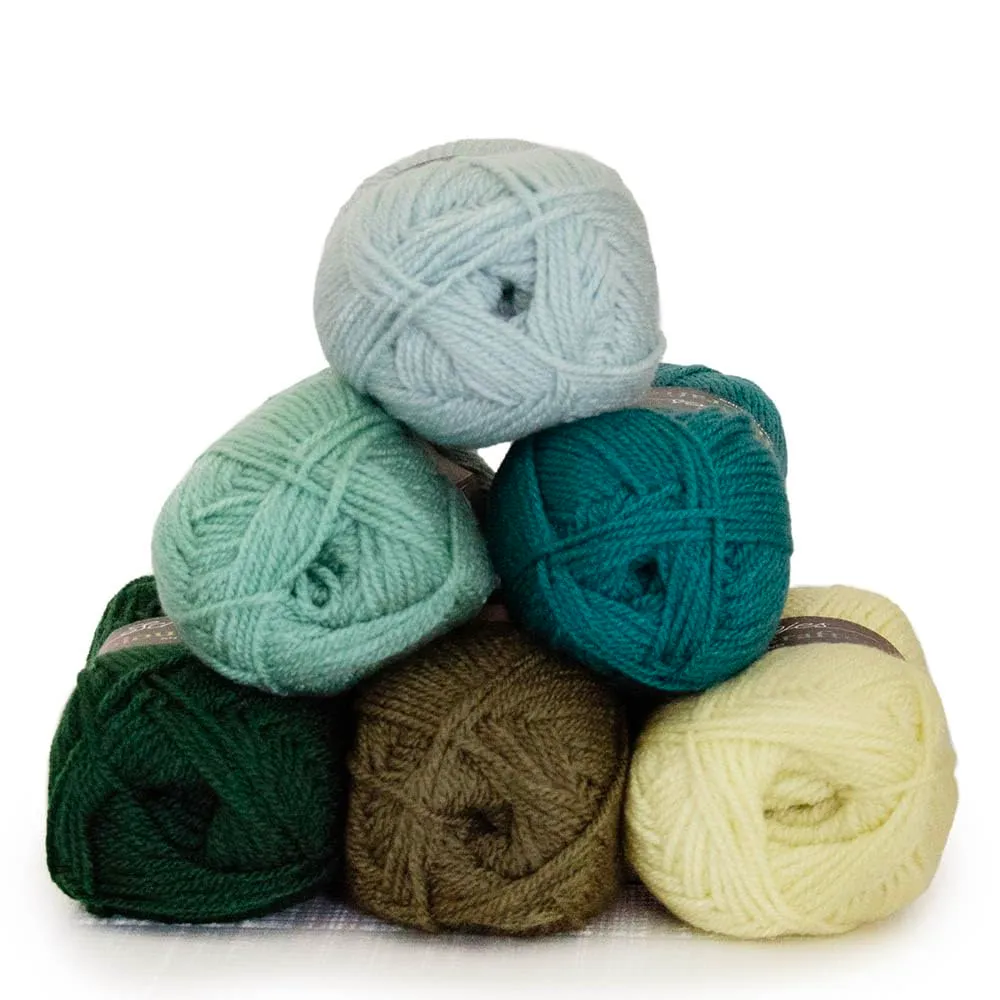 Scheepjes Colour Crafter Set 6x50g Die Veluwe Grün