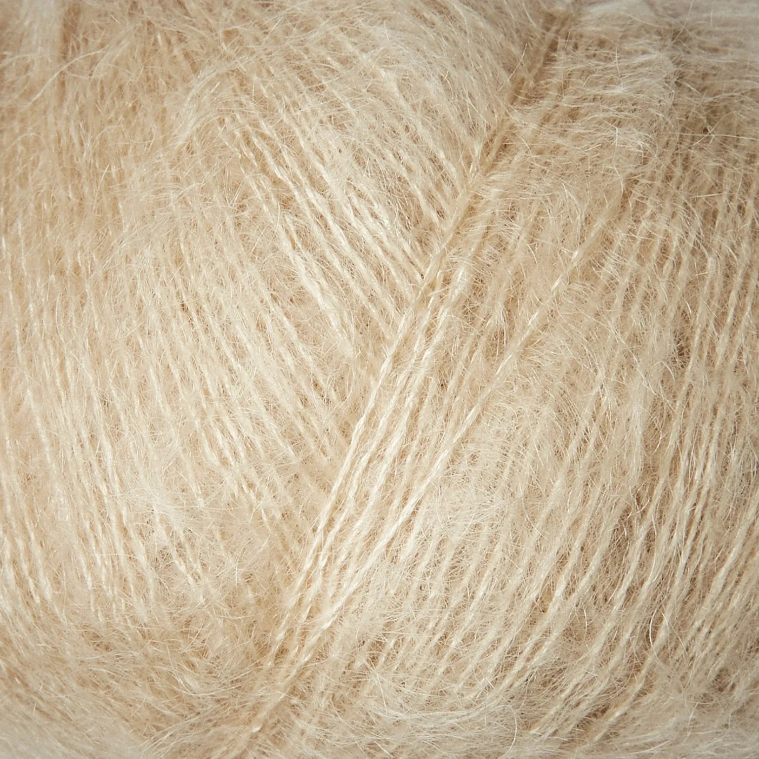 Knitting for Olive Soft Silk Mohair Strickgarn Wheat Beige 25g