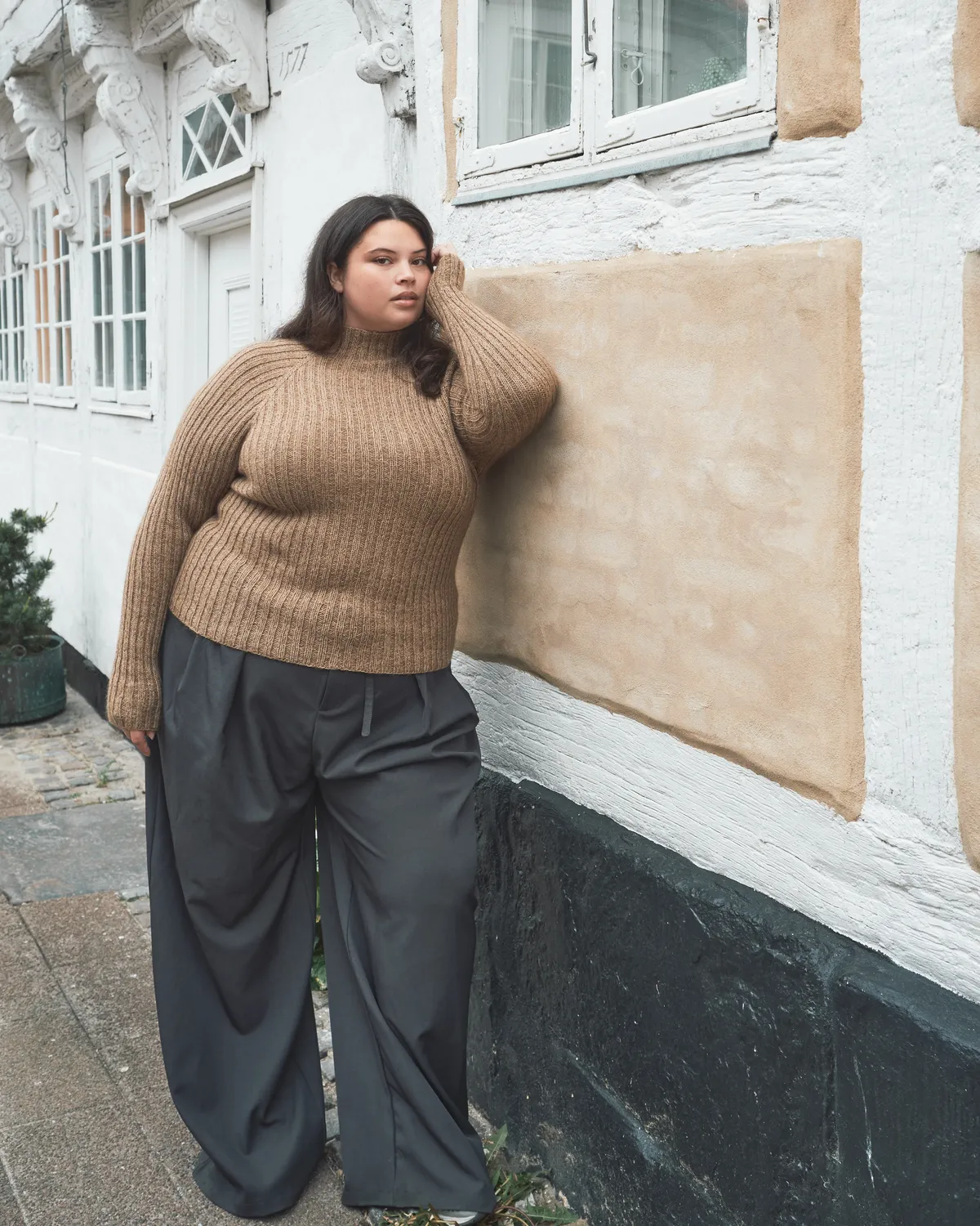 Knitting for Olive Classic Rib Strickanleitung Deutsch Rippenpullover