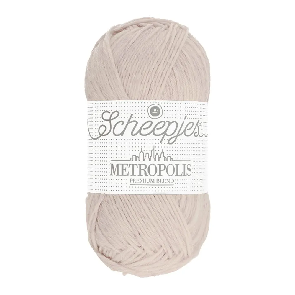 Scheepjes Metropolis 030 Toulouse Garn 50g creme Merino