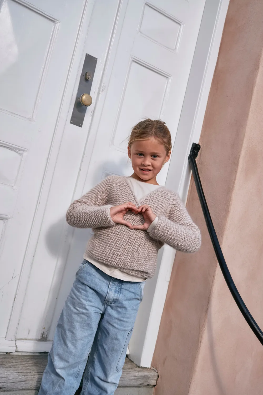 Knitting for Olive Ella Wrap Kinder Strickanleitung 2-12 Jahre