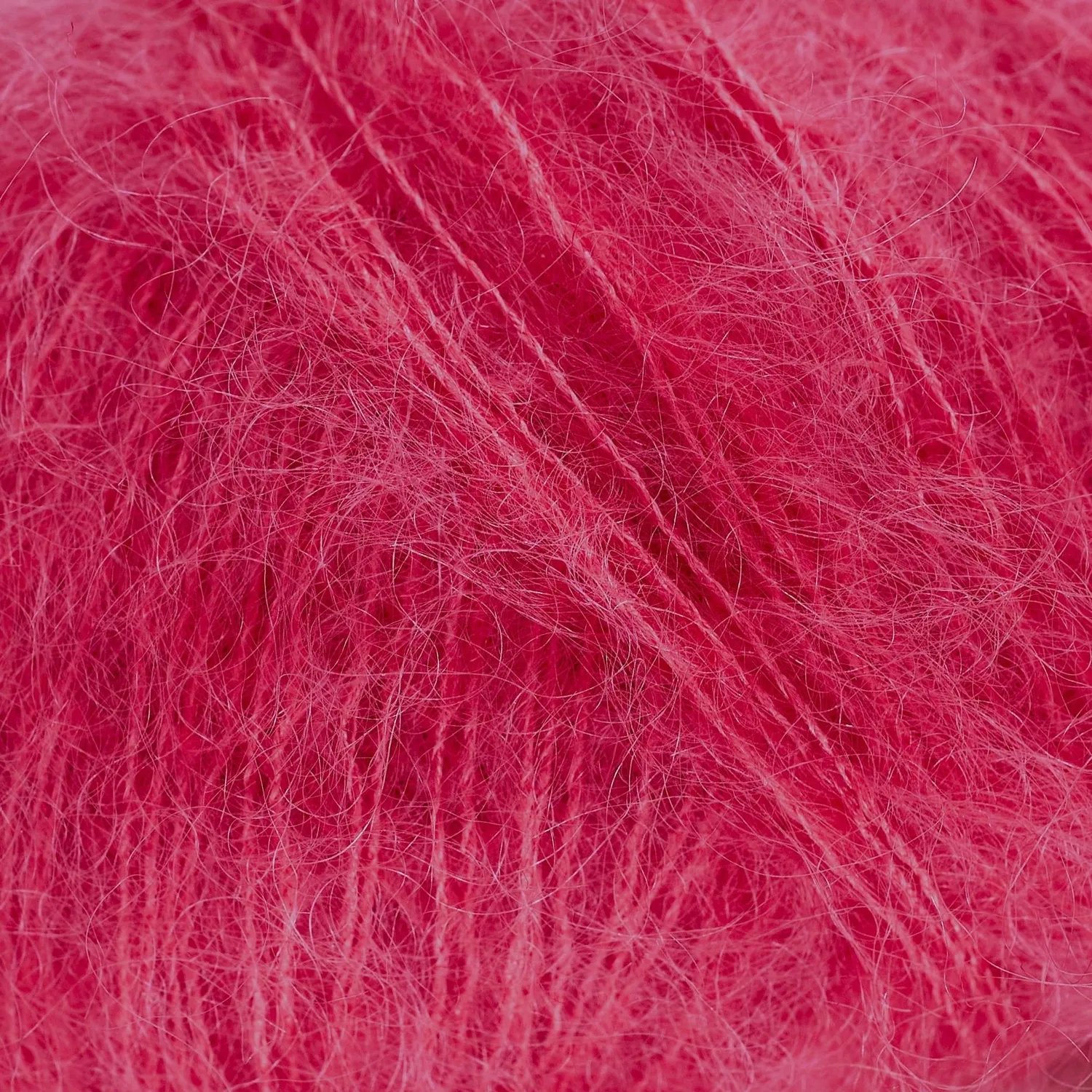 Knitting for Olive Soft Silk Mohair Wolle Raspberry Red Beerenton