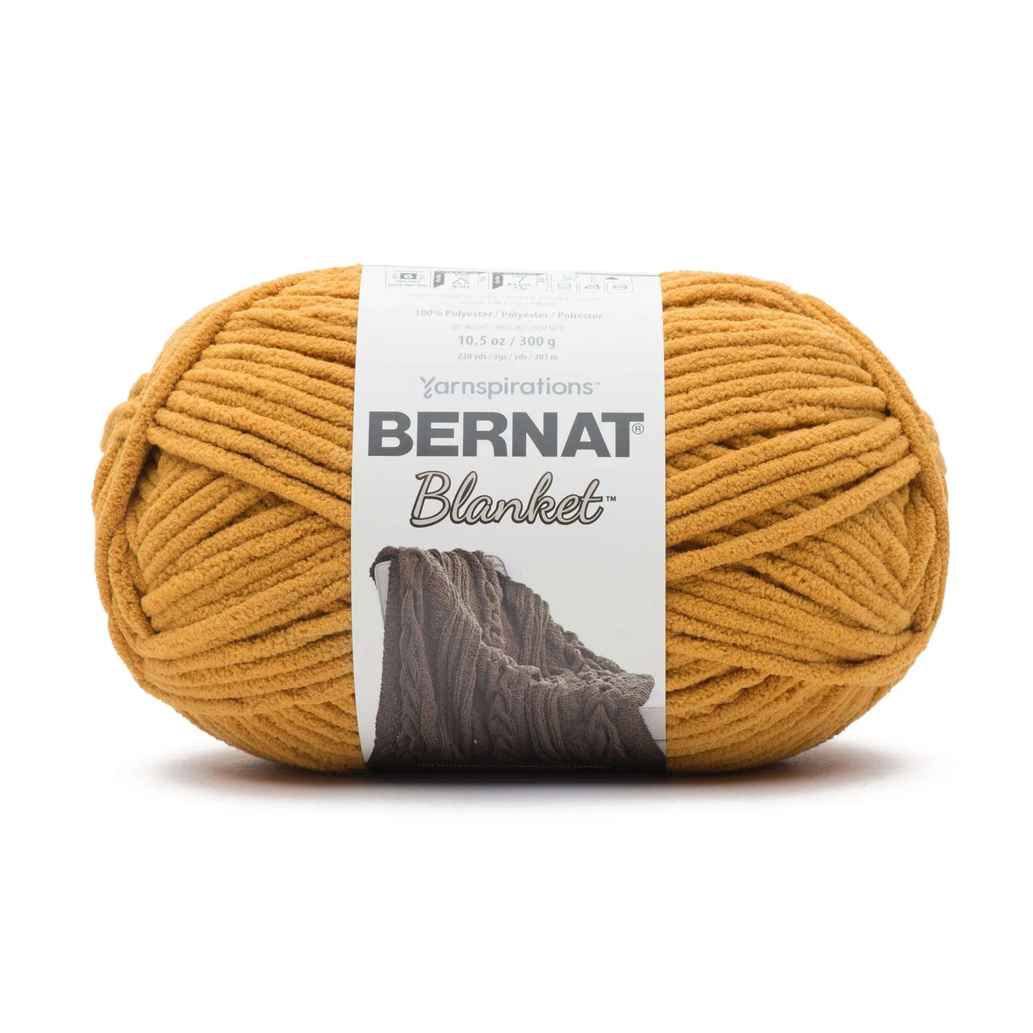 Bernat Blanket Chenillegarn 300g Polyester Deckenwolle