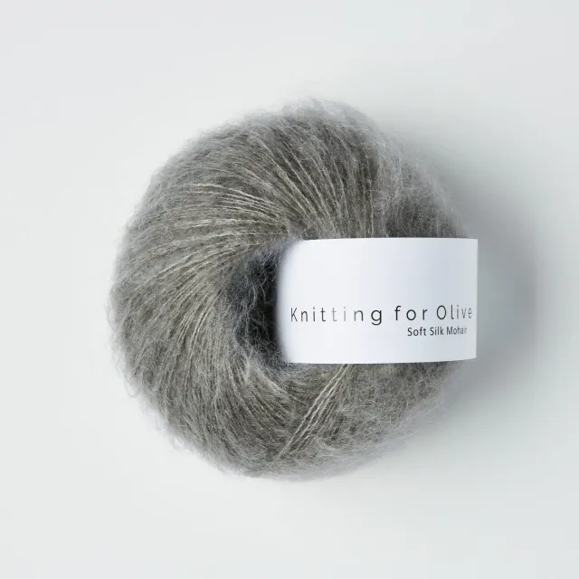 Knitting for Olive Soft Silk Mohair Mohair Dusty Moose