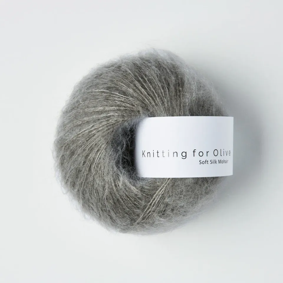 Knitting for Olive Soft Silk Mohair Mohair Dusty Moose