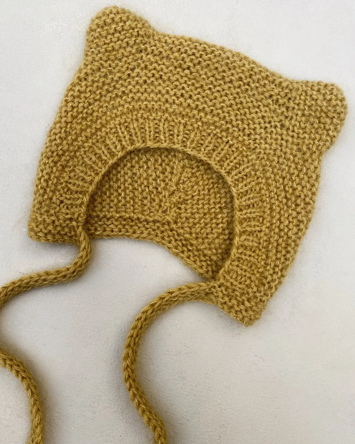 Knitting for Olive Rail Bear Bonnet Anleitung Bärenmütze Baby