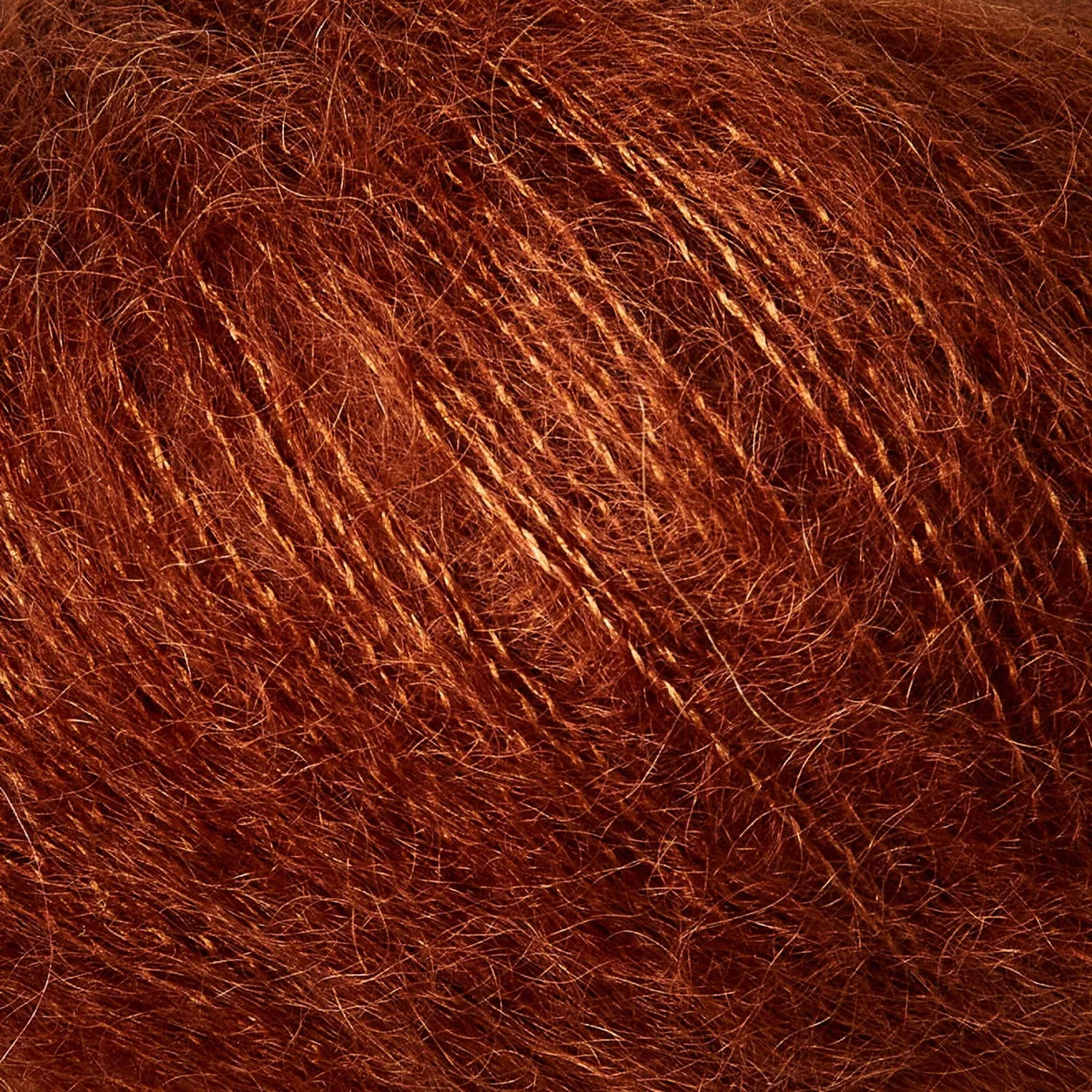 Knitting for Olive Soft Silk Mohair Wolle Rust rotbraun