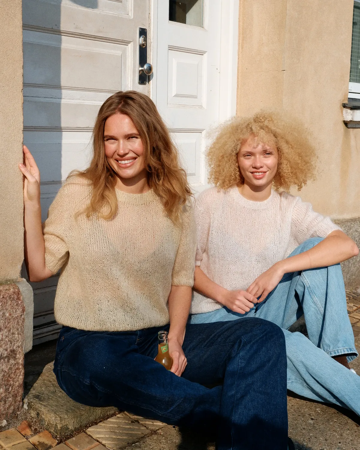 Knitting for Olive Mollie Tee Strickanleitung deutsch Top-down-Tee