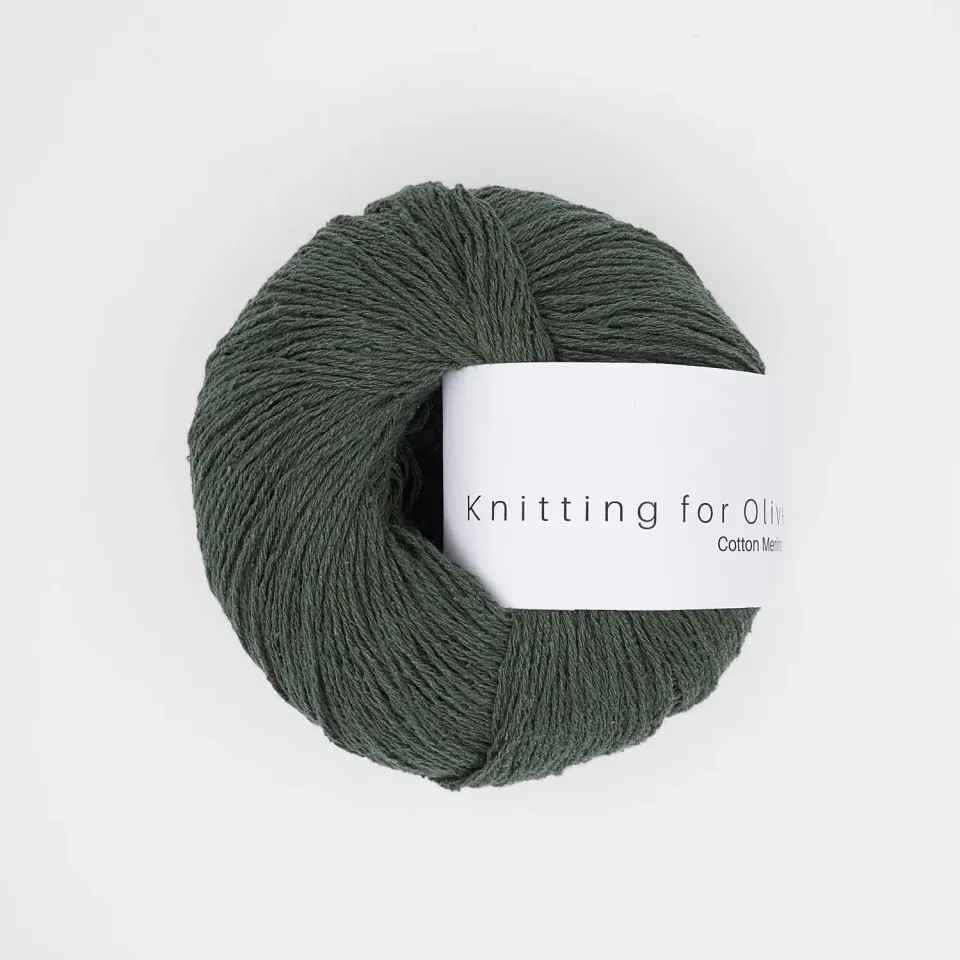 Knitting for Olive Pure Silk Bottle Green Seide Flaschengrün 50g
