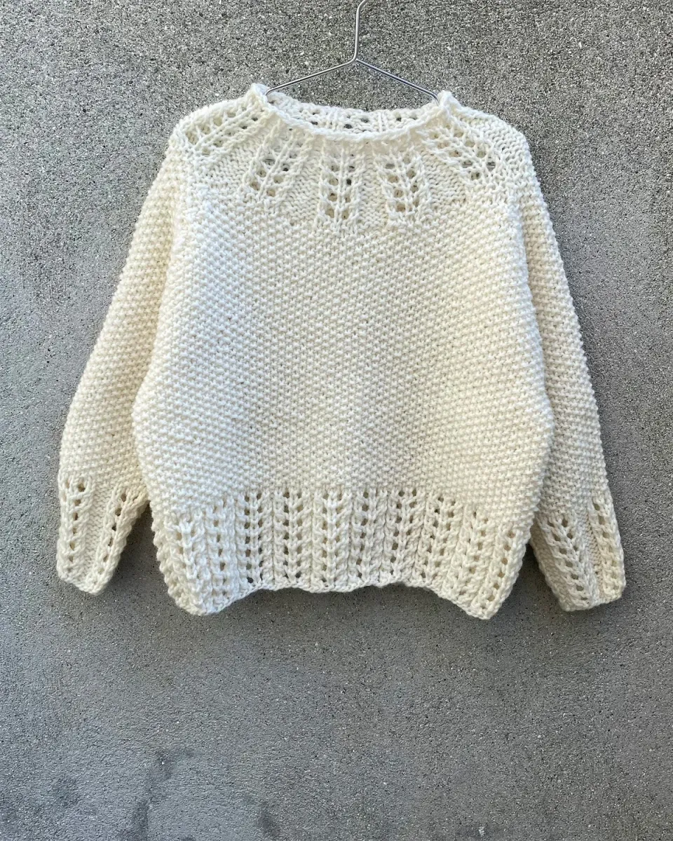 Knitting for Olive Nuuk Sweater Strickanleitung Pullover deutsch