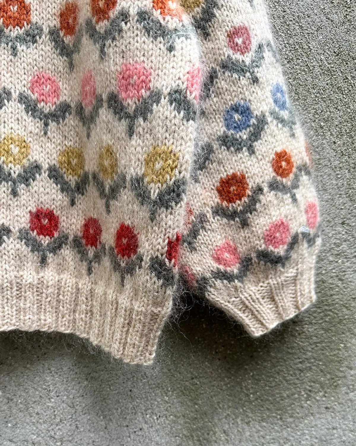 Knitting for Olive Anemone Sweater Anleitung Deutsch Kinder Fair Isle