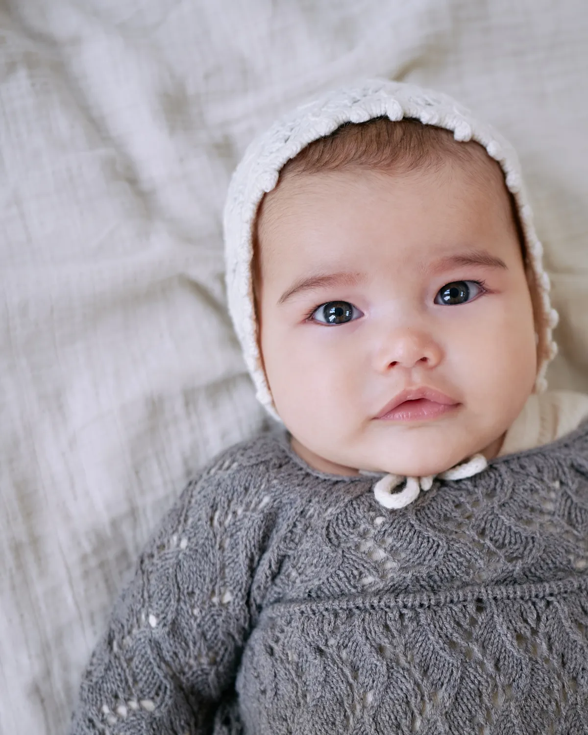 Knitting for Olive Holly Bonnet Strickanleitung Preemie-18M Spitze