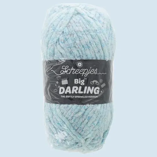Scheepjes Big Darling Effektgarn 03 Frost 150g gesprenkelt