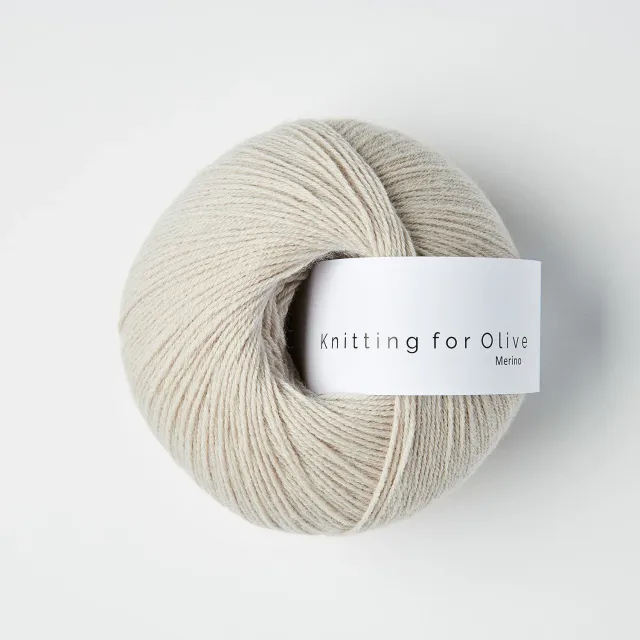 Knitting for Olive Merino Wolle Marzipan 250m cremebeige