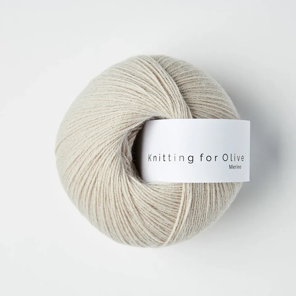 Knitting for Olive Merino Wolle Marzipan 250m cremebeige