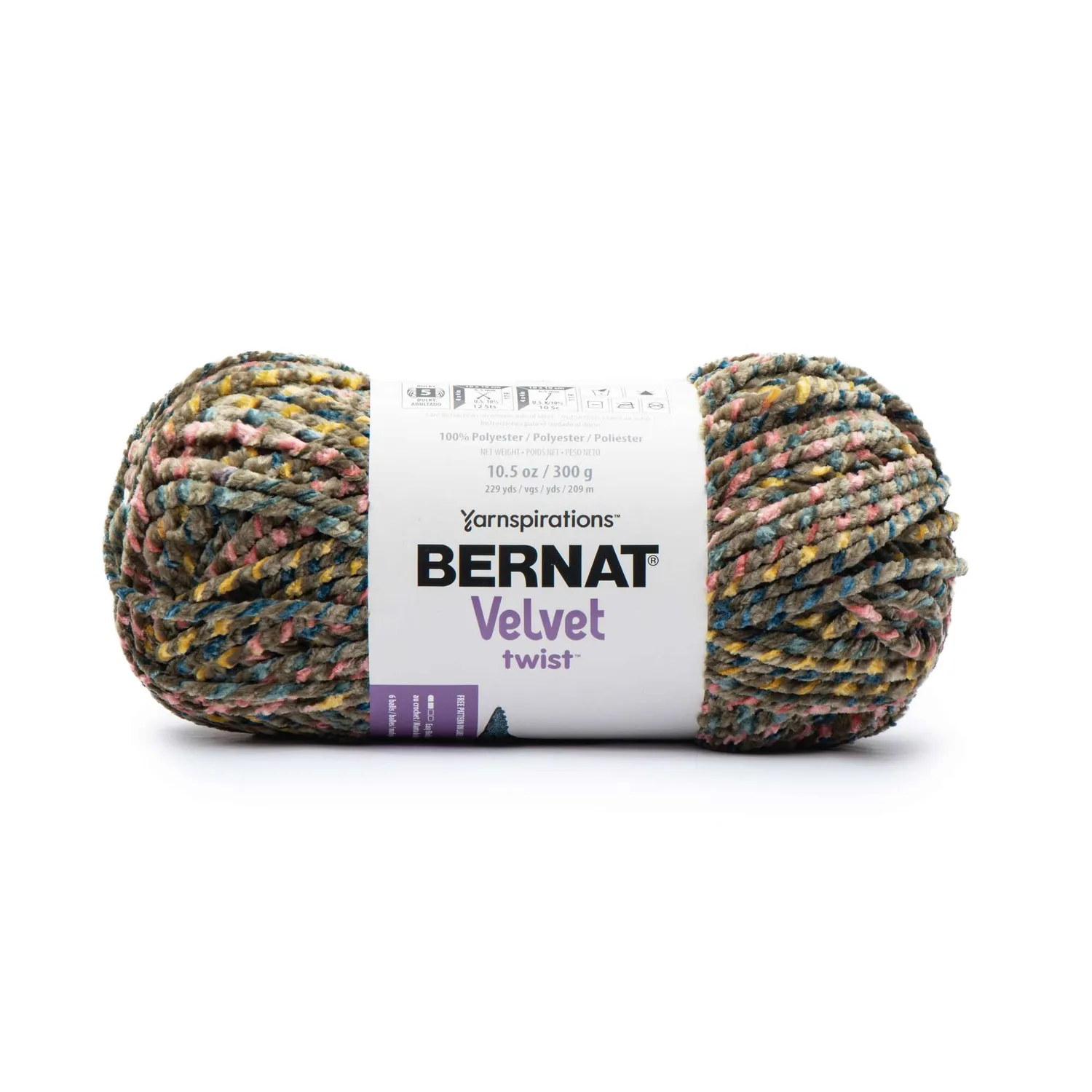 Bernat Velvet Twist Samtwolle Winter Garden bulky