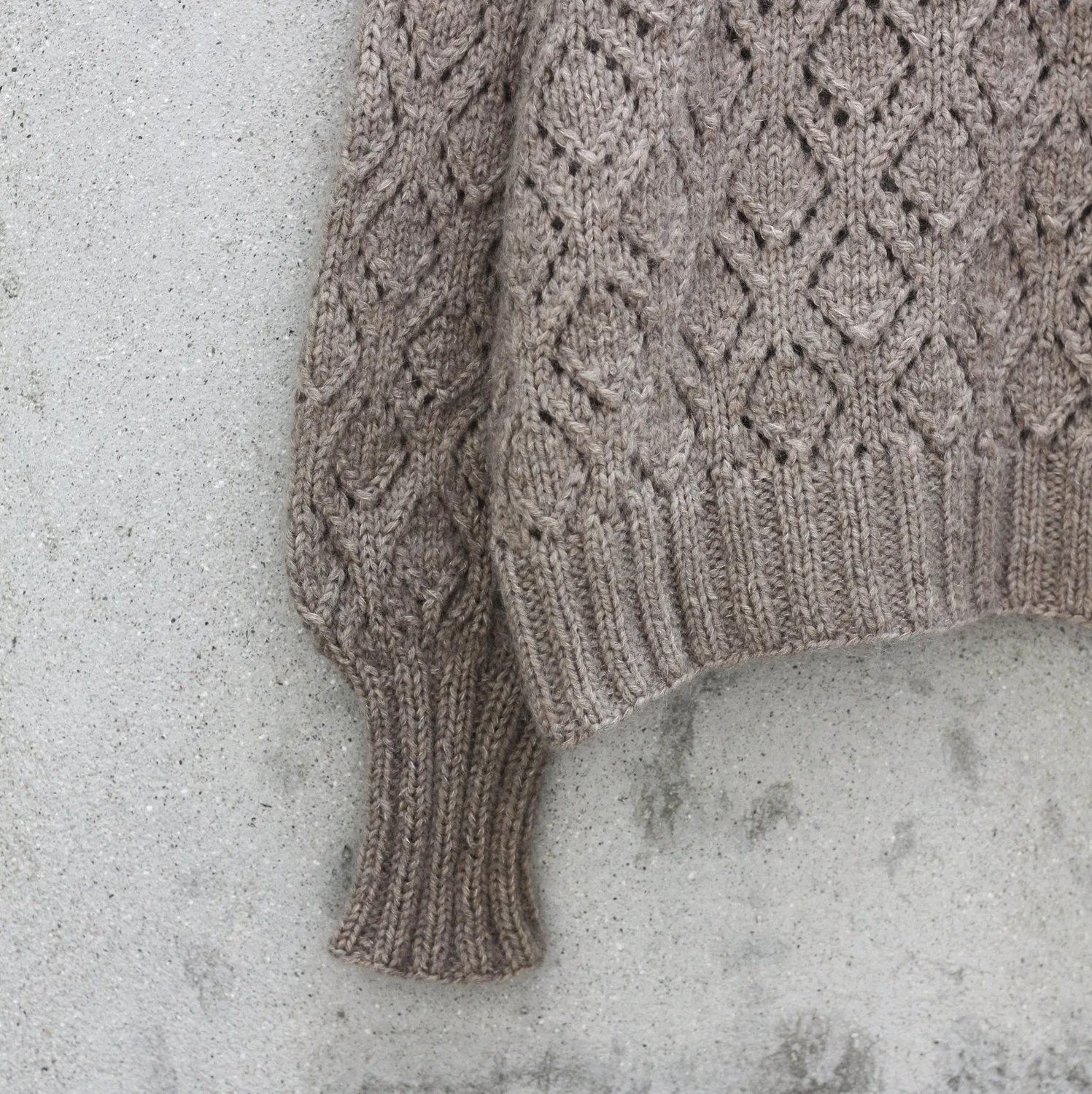 Knitting for Olive Nature Lace Sweater Strickanleitung Lace