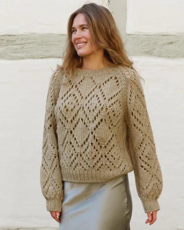 Knitting for Olive Clotilde Sweater Anleitung XS-5XL