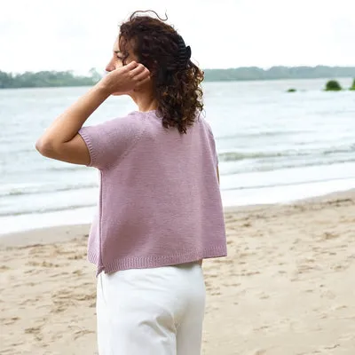 Rosy Green Wool Mengeti Shirt Anleitung Englisch V-Ausschnitt